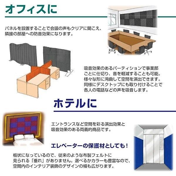 フェルメノン サンプル 見本 吸音パネル 防音パネル 防炎 吸音材 吸音