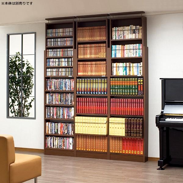 JAJAN 上部BOX用ブックガード 天井つっぱり本棚「愛書家」専用パーツ