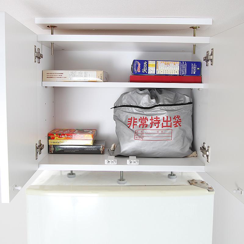 JAJAN 冷蔵庫用上置き 収納 棚 冷蔵庫用 つっぱり 突っ張り 転倒 JAJAN 冷蔵庫用上置き 収納 棚 冷蔵庫用 つっぱり 突っ張り 転倒
