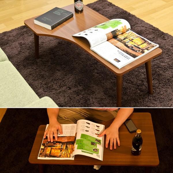 センターテーブル おしゃれ ローテーブル 変わった形 デザイン