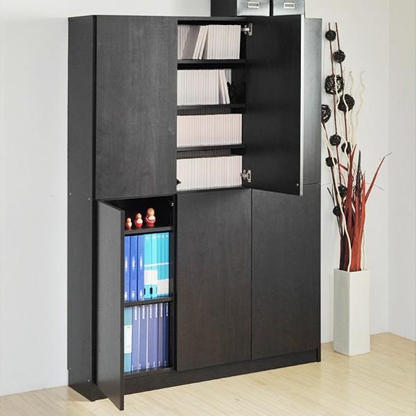 扉付き収納棚 ラック ワイド 3列 大容量