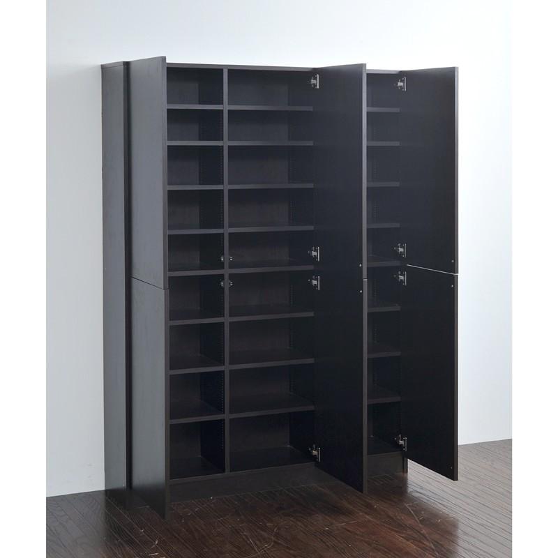 扉付き収納棚 ラック ワイド 3列 大容量 0cm