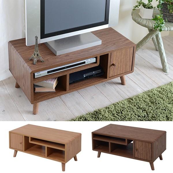 JK-PLAN テレビ台 小さい かわいい 80cm コンパクト おしゃれ 木製 扉