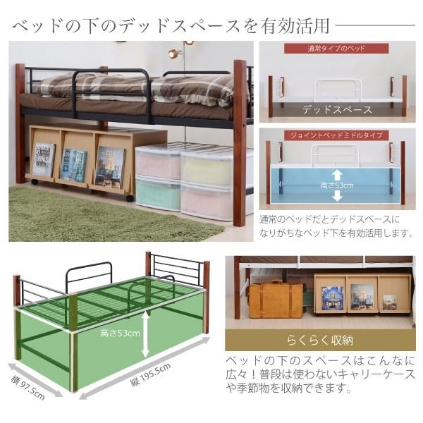 高床ベット！下に沢山荷物置けちゃいます！！ ベッド下 収納ボックス 2個組 高さ18.5 キャスター付き | 山善ビズコム