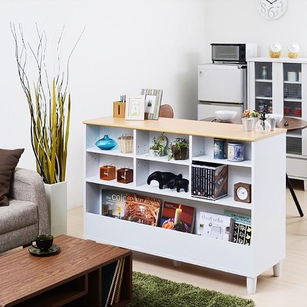 間仕切り収納 キッチンカウンター 間仕切り棚 キッチン リビング ストッカー うさぎ屋 株式会社一兎 通販 Paypayモール