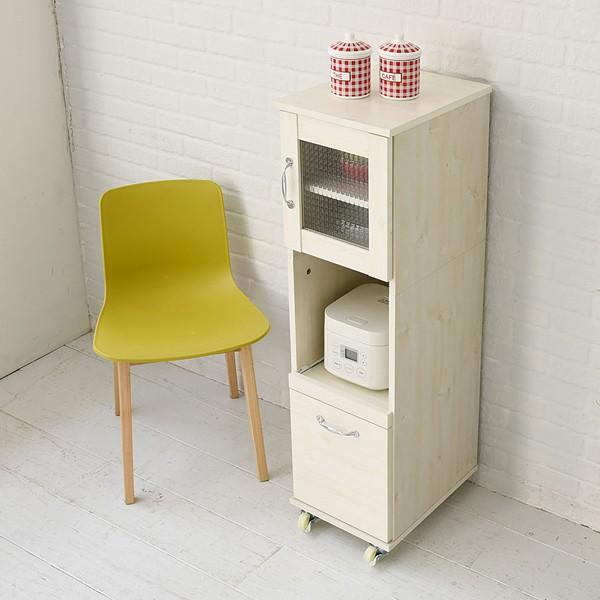 食器棚 隙間 収納 レンジ台 収納棚 引き出し 食器棚 深型 キッチンラック 深型 ワンルーム スリム ロータイプ すきま 一人暮らし 新生活 Jpk Fll 0067 うさぎ屋