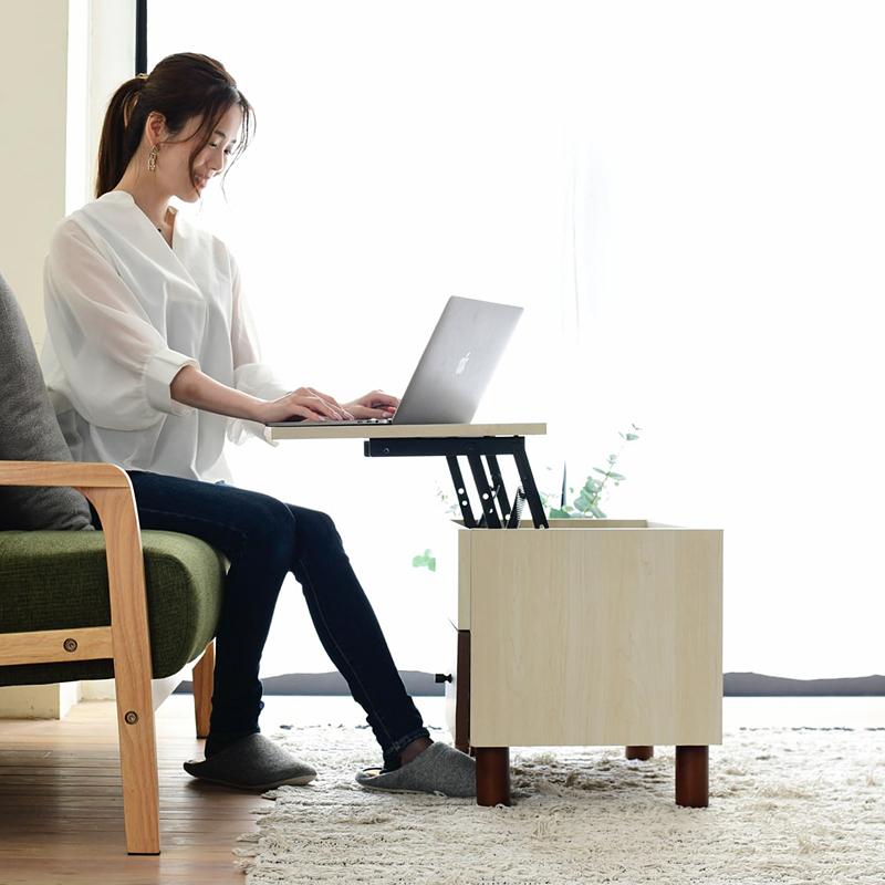 JK-PLAN（ジェイケイ・プラン） リフティングテーブル サイドテーブル