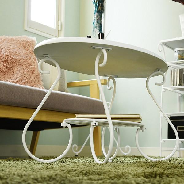 JK-PLAN（ジェイケイ・プラン） ローテーブル 楕円形 丸型 センター