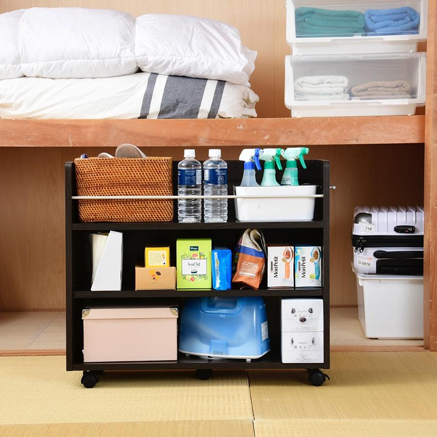 収納ラック キャスターつき サイドラック 押入れ収納 リビング 玄関 飾り棚 クローゼット 押入れ 隙間収納 すき間収納 キッチン収納 ワゴン Cd収納 Dvd収納 本棚 Jpk Sgt 0137 うさぎ屋 株式会社一兎 通販 Yahoo ショッピング