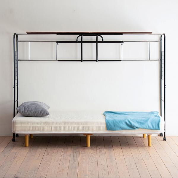 JK-PLAN（ジェイケイ・プラン） ベッド上ラック ベッド上収納 上棚