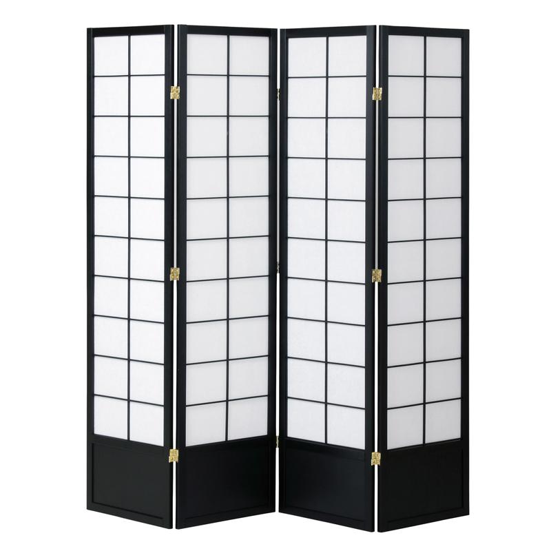 衝立 目隠し 間仕切り パーテーション 仕切り 高さ 120cm 150cm 180cm 天然木 フレーム 木製 丁番 折畳み 折りたたみ 和風 和室 和柄 おしゃれ 飲食店 旅館 民宿の画像