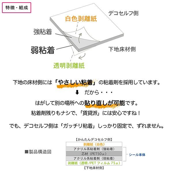 両面テープ 貼ってはがせる 剥がせる シール シート 強力 固定 滑り止め 床材 壁材 フロアタイル 粘着材 強粘着 賃貸 マンション 施工 資材 |  | 04