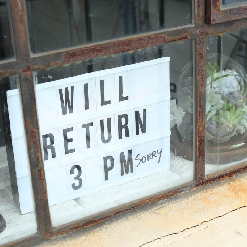 DULTON（ダルトン） ライトボックス LED 文字盤 照明 看板 サイン 英語