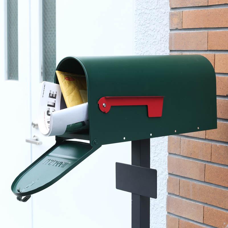 郵便ポスト おしゃれ 埋め込み 差し込み スタンド 自立 縦型 郵便受け 玄関 スチール レターボックス アメリカン ポスト 郵便 手紙 はがき 封筒 庭 ガーデニング うさぎ屋 株式会社一兎 通販 Paypayモール