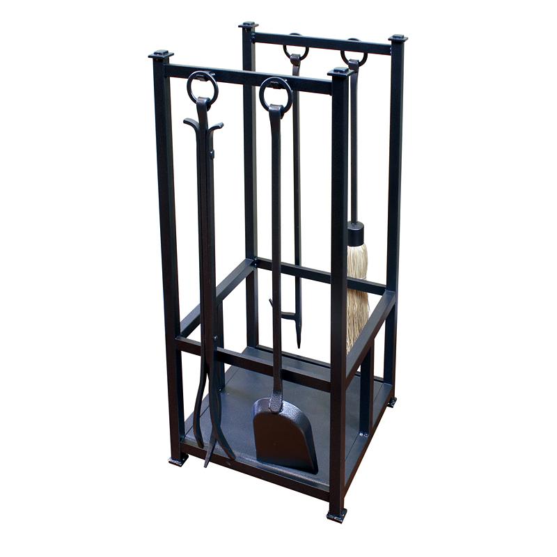 暖炉用 薪スタンド ラック 収納 薪置き場 スコップ ショベル ホウキ