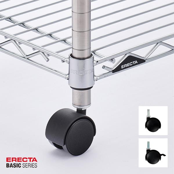 ホームエレクター キャスター スチールシェルフ用 収納棚 部品 単品