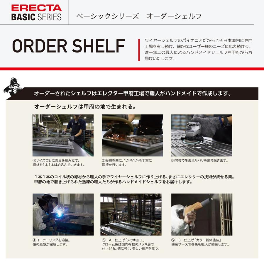 ホームエレクター ポール 支柱 オーダーメイド スチールシェルフ用