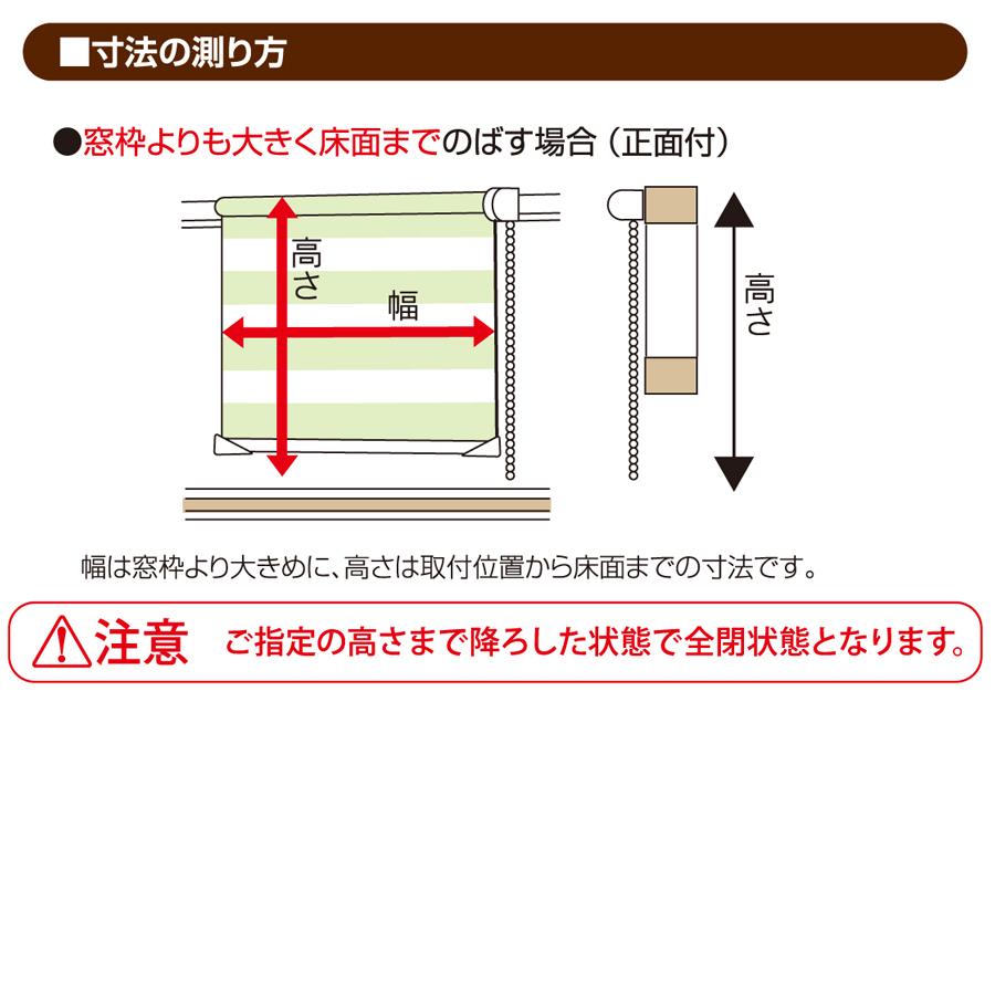フルネス（Fullness） 調光ロールスクリーン サイズ 幅40cm 高さ110cm