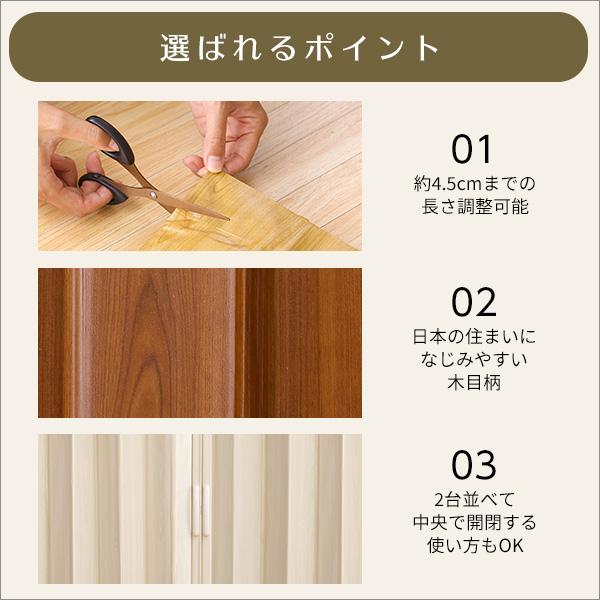 フルネス（Fullness） アコーディオンドア 木目柄 アコーディオン