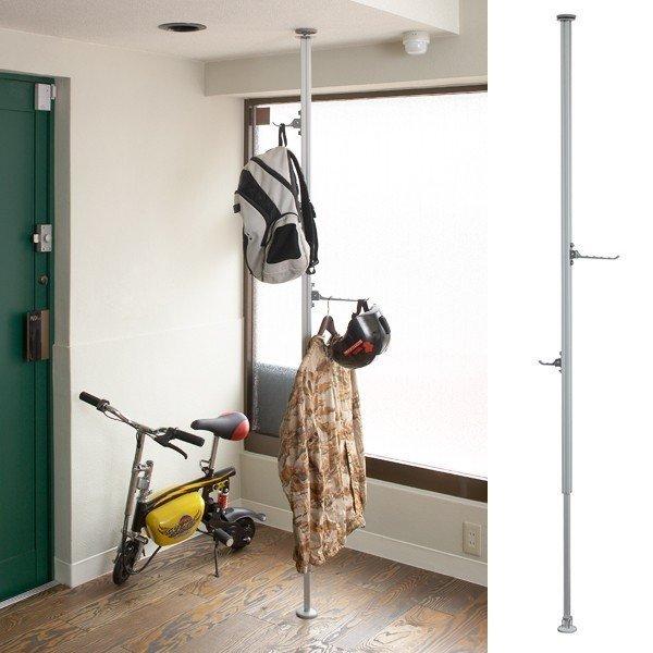 突っ張り収納 天井 床 つっぱりハンガー フック付き おしゃれ 突っ張り棒 スタンド リビング ホビーハンガー つっぱり収納 突っ張りハンガー 突っ張り棚 Lic Ful 087 うさぎ屋 株式会社一兎 通販 Yahoo ショッピング