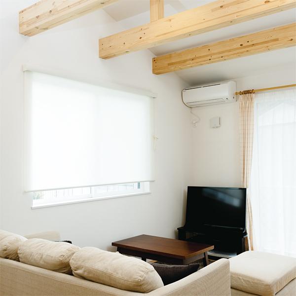 ロールスクリーン 135×220cm ボックスカバー付き 操作方法 コード式 光漏れ防止 埃 ほこり 対策 子ども部屋 子供 天井付け 正面付け 吊り下げ ロールカーテン | フルネス | 10