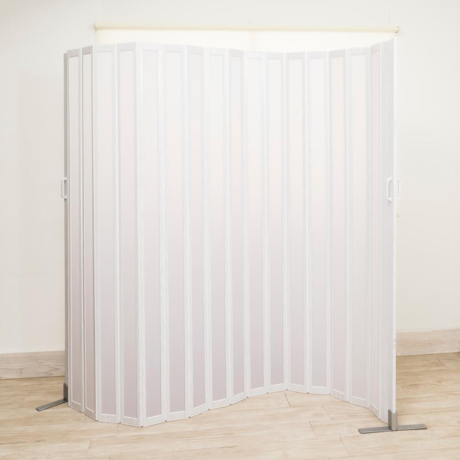 ホワイト　おしゃれなパーテーション　間仕切り ホワイト おしゃれなパーテーション 間仕切り 連結用】 突っ張り