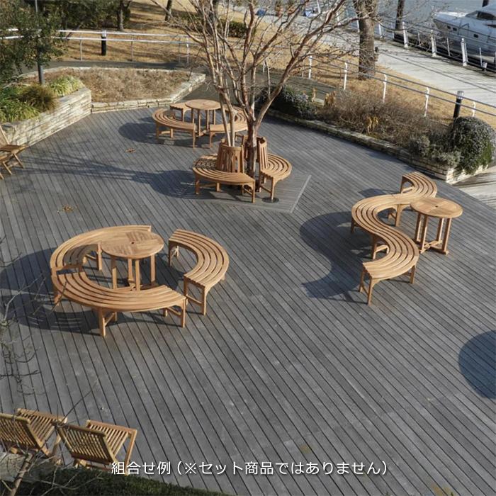 ベンチ 屋外 おしゃれ 木製 公園 屋上 3人 ベランダ テラス 施設 店舗
