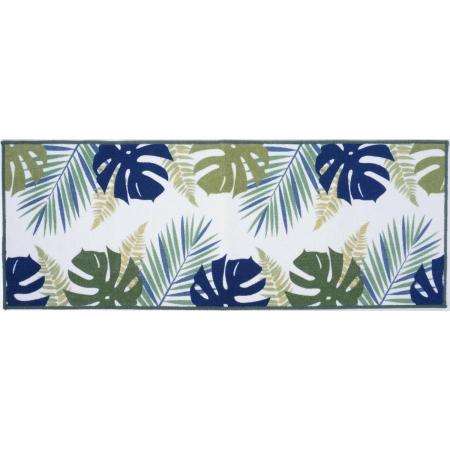 キッチンマット ハワイアン モンステラ 45 1 リゾート柄 おしゃれ 葉っぱ 植物 うさぎ屋 株式会社一兎 通販 Paypayモール