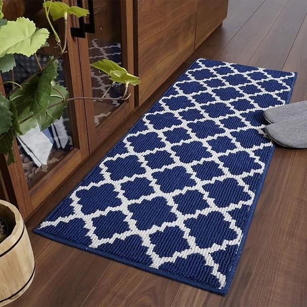 キッチンマット 120cm 北欧 モロッカン モロッコタイル おしゃれ