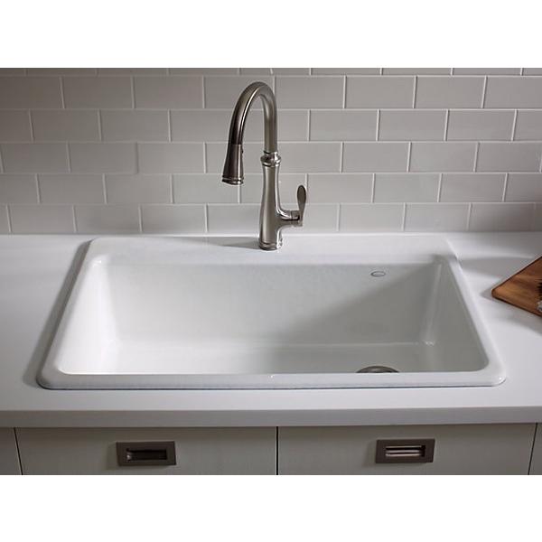 KOHLER 洗い場 キッチンシンク シンク台 ホワイト 白 シンプル KOHLER 洗い場 キッチンシンク シンク台 ホワイト 白 シンプル