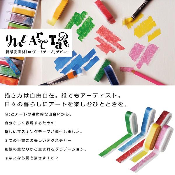 mt（エムティー） マスキングテープ 手書き風 くれよん 水彩絵の具