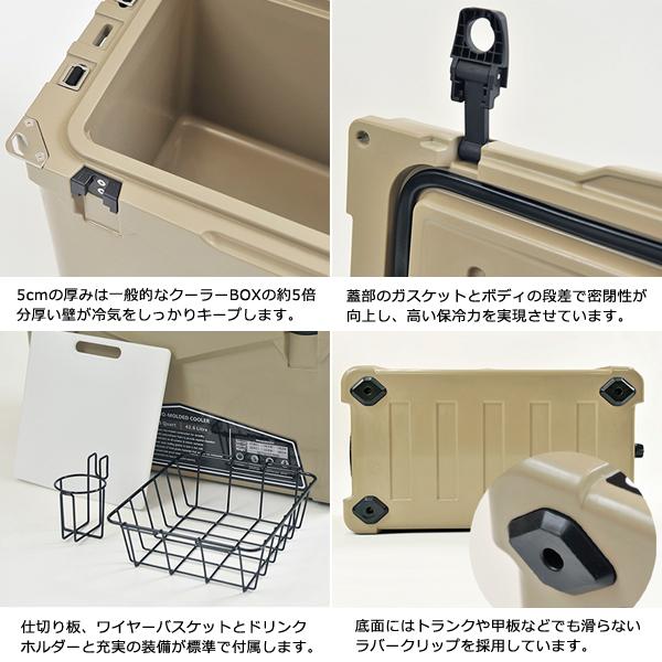 クーラーボックス 約 45L 保冷力 5日間 最強 長期間 保冷 継続 維持 プロ キャンプ アウトドア フィッシング 釣り バーベキュー 旅行 ブランド ICE AGE_7