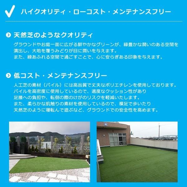 人工芝 幅 1m 長さ 6m 厚み 30mm Diy 庭 ロール イベント サッカー フットサル 施工 設置 スポーツ 保育園 幼稚園 学校 ゴルフ 練習 テニスコート ガーデニング うさぎ屋 株式会社一兎 通販 Paypayモール