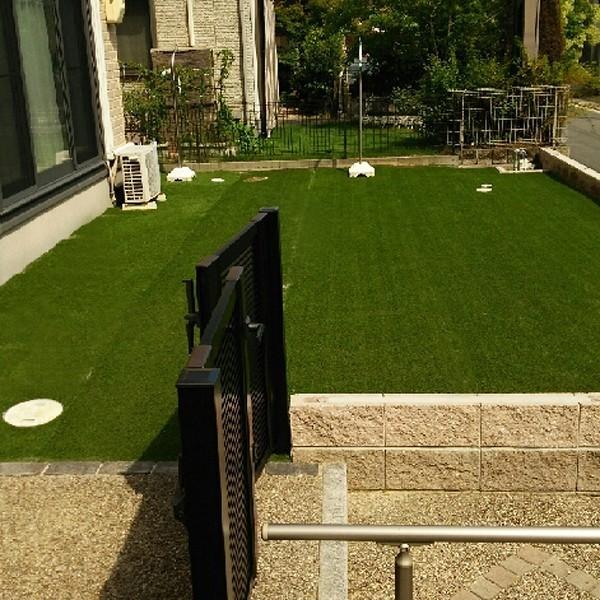 人工芝 幅 1m 長さ 4m 厚み 40mm diy 庭 施工 設置 テラス ベランダ  