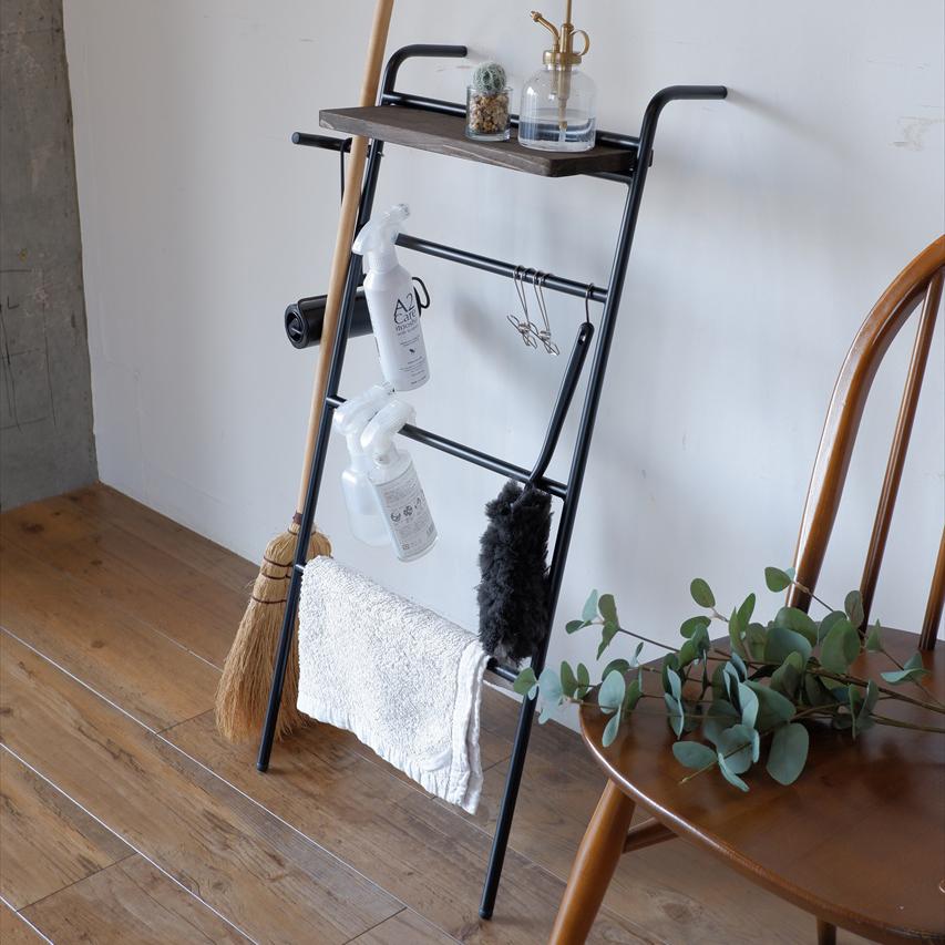 期間限定お試し価格 ラダーラック ハンガー ハンガーラック 壁掛け 壁 立て掛け おしゃれ シンプル 北欧 スタイリッシュ スリム 小物置き 天板 ラック お洒落 インテリア リビング Cisama Sc Gov Br