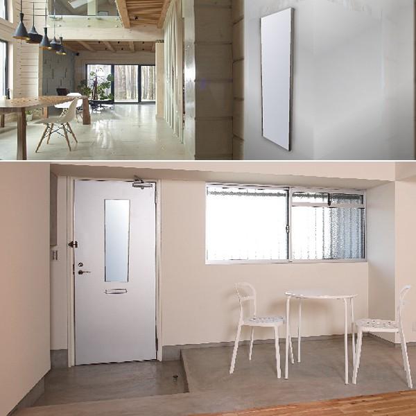 鏡 マグネット 磁石 壁掛け 割れない 姿見 軽い おしゃれ スリム 細い フィルムミラー 安全 安心 きれい くっきり ドア 玄関扉 ロッカー 金属面 更衣室 オフィス