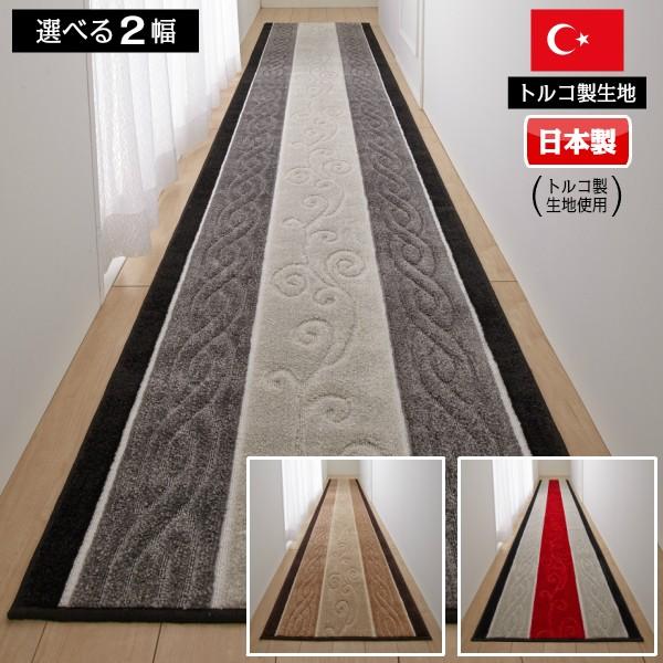 廊下敷きカーペット 80×120cm 滑り止め トルコ製 ベージュ 廊下敷きカーペット 80×120cm 滑り止め トルコ製 ベージュ