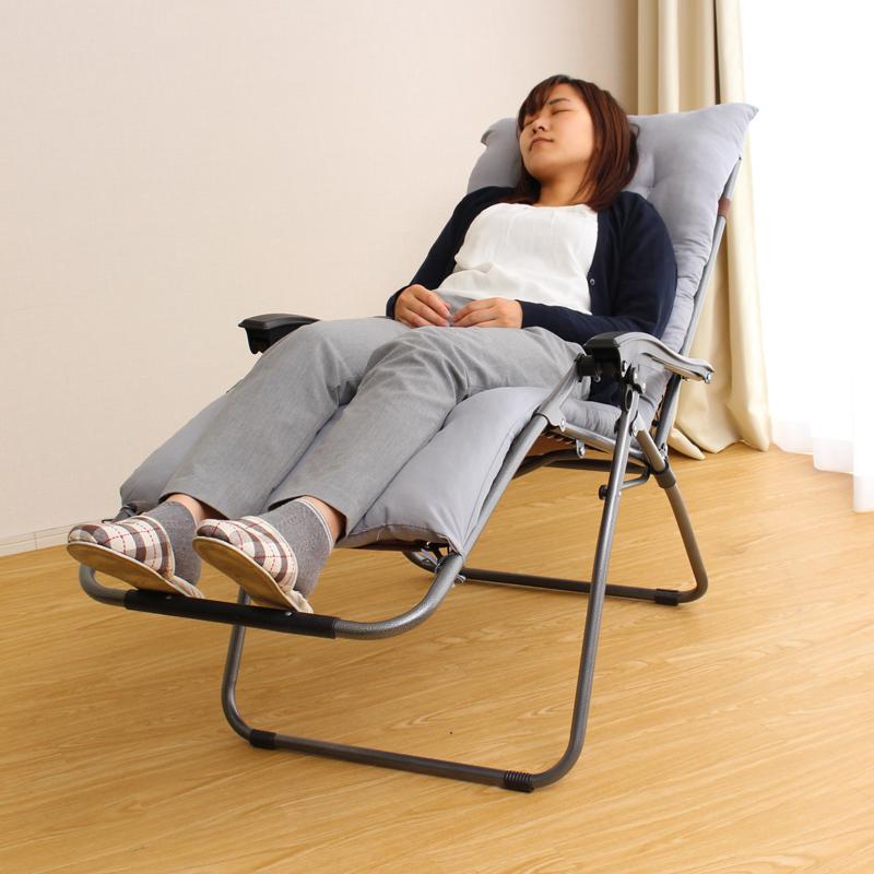 谷村実業 リクライニングチェア 一人用 折りたたみ 折り畳み 折畳み