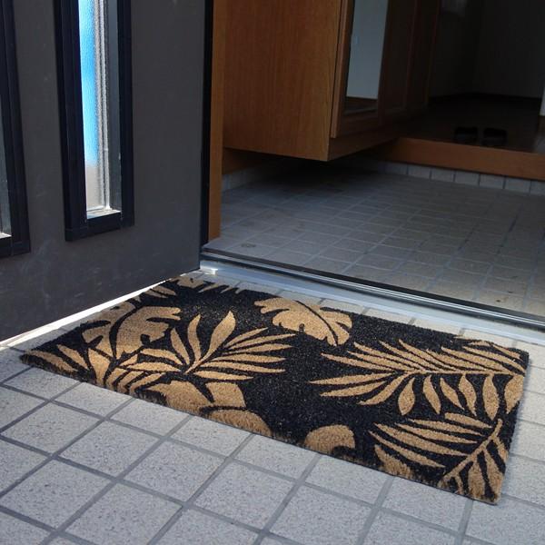 玄関マット 屋外用 おしゃれ ココヤシ コイヤー ドアマット 滑り止め 厚み 薄型 エッフェル塔 猫 花柄 うさぎ屋 株式会社一兎 通販 Paypayモール