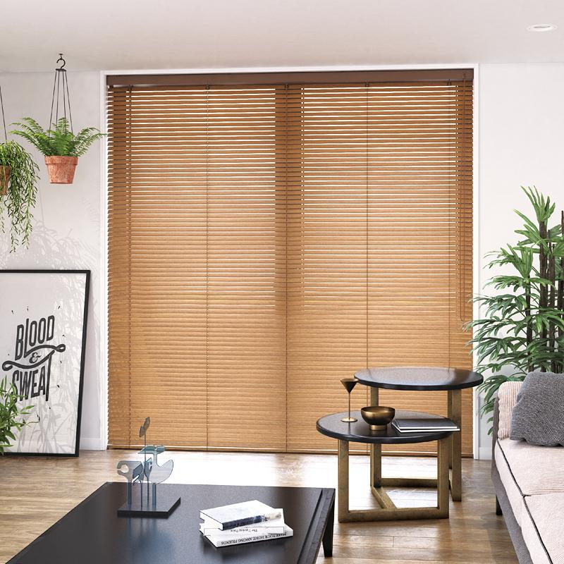 うさぎ屋 インテリアDIYウッドブラインド オーダー サイズ 幅121-140