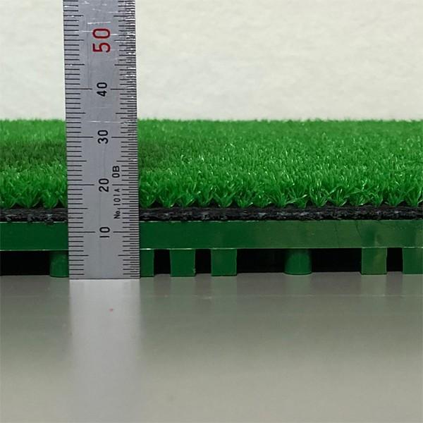 東リ（TOLI） 人工芝マット ジョイント式 約30×30cm 防炎 水はけ 抜群