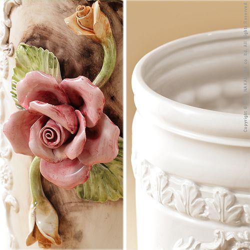 傘立て 傘たて 陶器 装飾 バラ 薔薇 ローズ 花 植物 蔦 ツタ 傘立て 傘たて 陶器 装飾 バラ 薔薇 ローズ 花 植物 蔦 ツタ