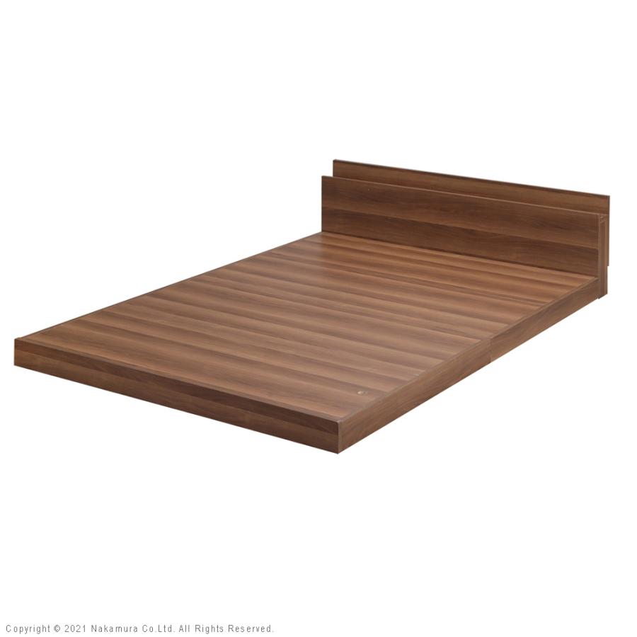 ベッドフレーム 単品 フレームのみ ダブル 連結 可能 接続 繋げられる