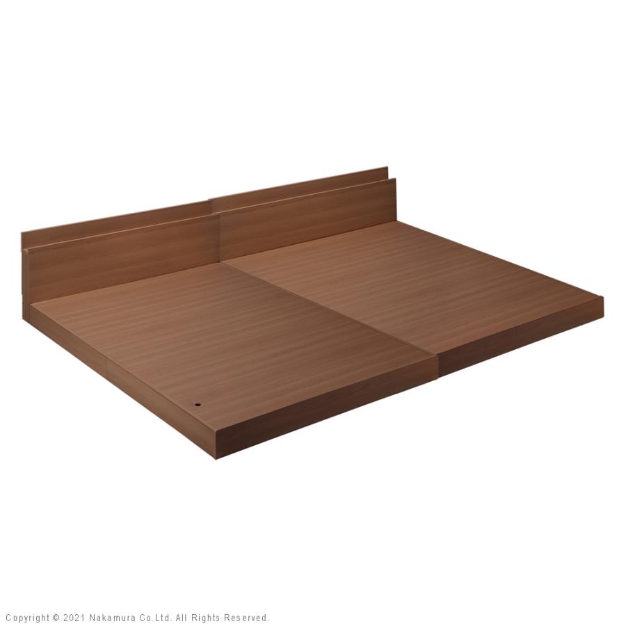 ベッドフレーム セミダブル 2台セット フレームのみ 連結できる 親子