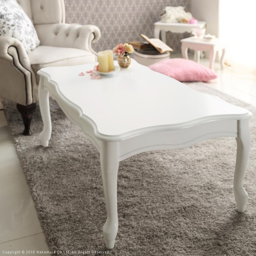 コタツテーブル 単品 こたつ 105×60cm 姫系 白 ホワイト コタツテーブル 単品 こたつ 105×60cm 姫系 白 ホワイト