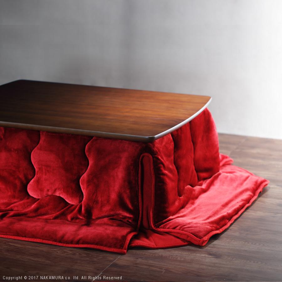 高級コタツ上板 75cm x 75cm 赤