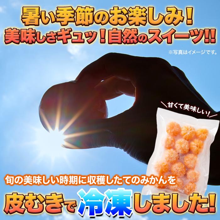 冷凍みかん 皮むき 500g 訳あり 大きさ不揃い 無選別 美味しい 蜜柑