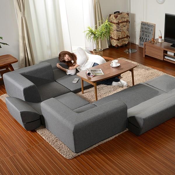 ソファ　ソファー　ソファセット　リビングソファ　フロアソファ　L字　グレー 楽天市場】【送料無料】 ダイニングセット LDセット 4点セット 4人掛け
