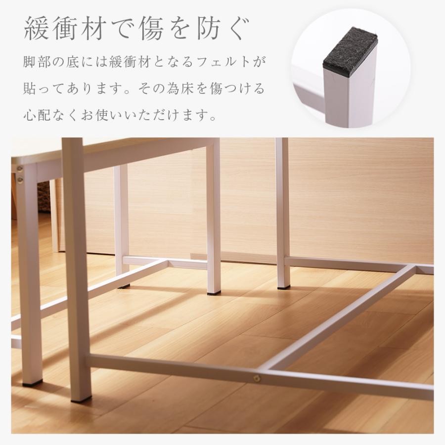 ダイニングセット ダイニングテーブル ダイニングベンチ 腰掛け ベンチ テーブル シンプル おしゃれ 木目 大理石調 石目 ストーン 北欧 デスク 机 2人掛け 2人用_13