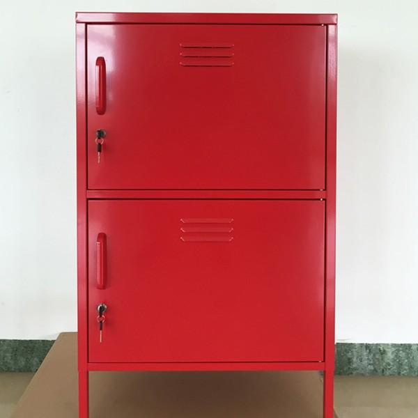 収納キャビネット 2段 送料無料】 レモダ 木製キャビネット 2段 扉付き 下置き用 書庫 収納棚